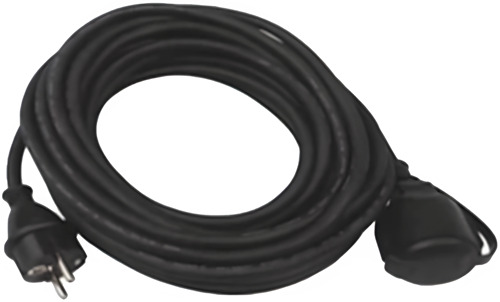 10 meter DIKKE verlengkabel (3x2,5 mm2) voor 230V machines