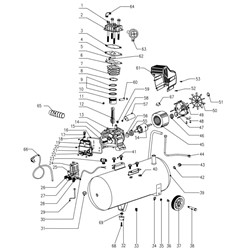 Onderdelen compressor 24/10-BASIC
