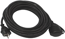 25 meter DIKKE verlengkabel (3x2,5 mm2) voor 230V machines