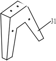 Holzspalter ACG 7L230-27 / Vorderer Fuß (<2018)-2