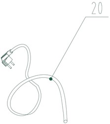 Compressor ACG-50-10-BASIC -20 / Stroomkabel