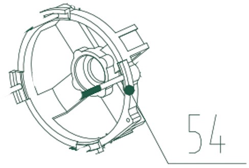Compressor ACG-50-10-BASIC -54 / Motordeksel