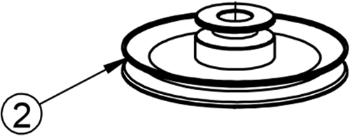 ACG-Onkruidborstelmachine 750-COMFORT-CELAN / 002 Middelste pulley