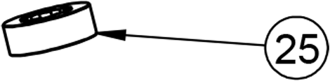 ACG-Onkruidborstelmachine 750-COMFORT-CELAN / 025 Plastic ring