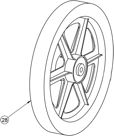 ACG-Onkruidborstelmachine 750-COMFORT-CELAN / 028 Wiel