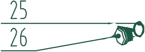 Compressor ACG-24-10-BASIC -25-26 / Afdichtingsring oliepeilglas en Oliepeilglas