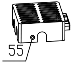 Compressor ACG-24-8-SILENT-55 / Bovenste onderdeel cylinderdeksel