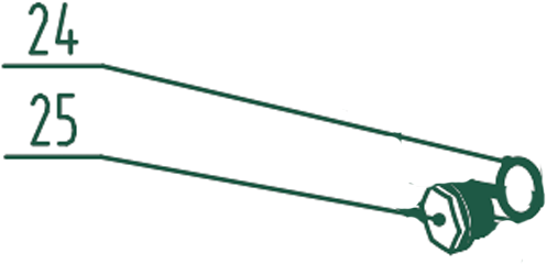 Compressor ACG-50-10-BASIC -24 - 25 / Afdichtingsring oliepeilglas en Oliepeilglas