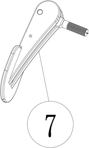 ACG-grasmaaieronderdelen-46-007-Duwbeugelklem-samenstelling