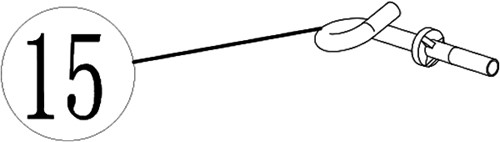 ACG Rasenmäherteile-51-015-Sternschnurhalter
