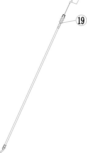 ACG Rasenmäherteile-51-019-Kabel-für-Motorbremse-FL185-1100