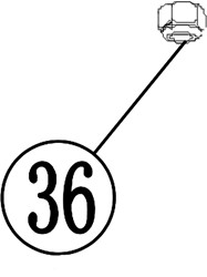 ACG Rasenmäherteile-51-036-Selbstsicherungsmutter-M8