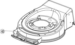 ACG Rasenmäherteile-51-040-Deck