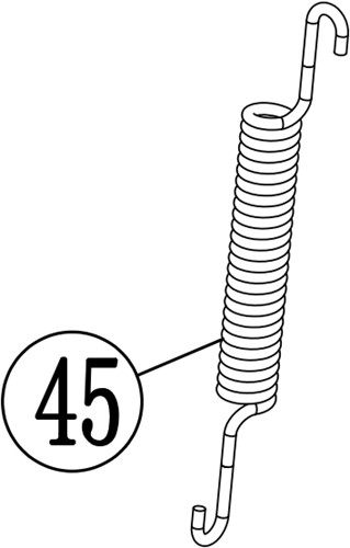 ACG Rasenmäherteile-51-045-Feder-für-Radantrieb