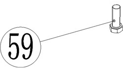 ACG Rasenmäherteile-51-059-Bolzen