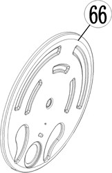 ACG Rasenmäherteile-51-066-Radkappe-rechts-hinten