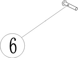 ACG Rasenmäherteile-53-006-Schraube-M6x55