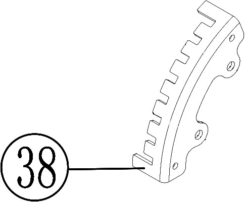 ACG-grasmaaieronderdelen-53-038-Hoogte-instellinghouder