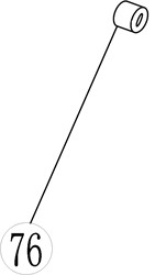 ACG Rasenmäherteile-53-076-Rückhalterad