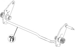 ACG Rasenmäherteile-53-079-Radwelle-hinten