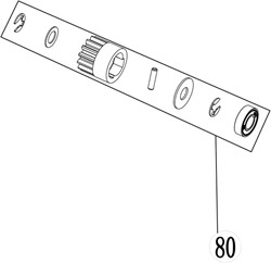 ACG Rasenmäherteile-53-080-1-Zahnradsatz-Radwelle-rechts-hinten