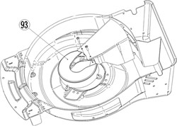 ACG Rasenmäherteile-53-093-Pulley-Abdeckung-Stahl