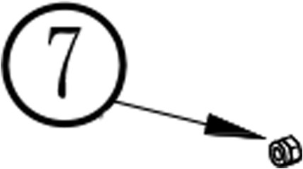 ACG Rasenmäherteile-56-007-Selbstsicherungsmutter-M6