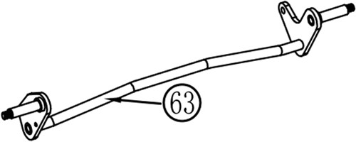 ACG Rasenmäherteile-56-063-Radachse-vorne