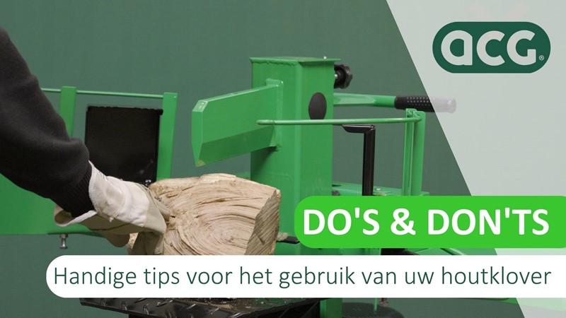 Waar moet u op letten bij het gebruik van uw houtkloofmachine?