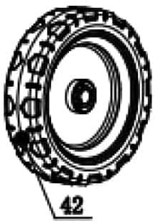 Hogedrukreiniger ACG-3200-225-COMFORTPRO-42 / Wiel
