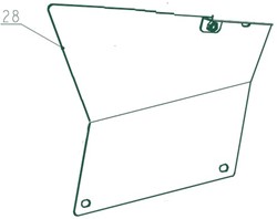 ACG-Hochdruckreiniger-Blaster/Pro / 028-Rechte-Plattenabdeckung