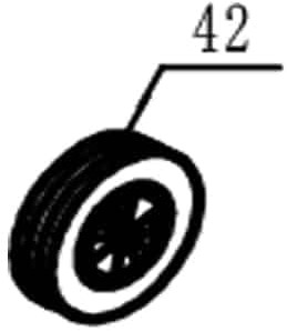Kloofmachine ACG 10T230SC-042 / Wiel