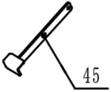 Kloofmachine ACG 10T230SC-045 / Voetpedaal
