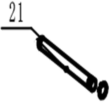 Kloofmachine ACG 8T230C-021 / Cilinderborgpen