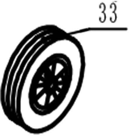 Kloofmachine ACG 8T230C-033 / Wiel