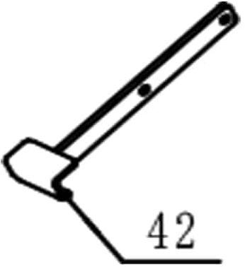 Kloofmachine ACG 8T230C-042 / Voetpedaal