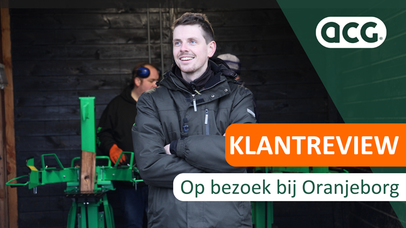 VIDEO: HOUTKLOVER en WIPZAAG afgeleverd bij Oranjeborg
