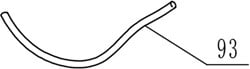 Kloofmachine ACG 8S230ECO-093 /  Hydrauliekslang (320 mm) Retour