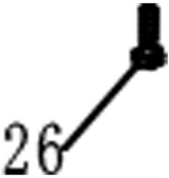 Kloofmachine ACG 7L230-26 / Bout M6