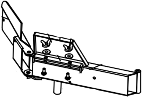 Kloofmachine-JJ-DUAL (12t-101-103)(16t-101-103) / Armbehuizing voor en achter rechts