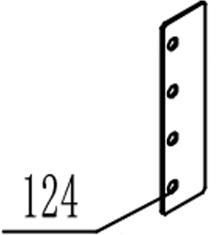Kloofmachine-JJ-DUAL (12t-124)(16t-124) / Koper slijtstrip voor