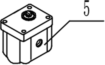 Kloofmachine-JJ-DUAL (12t-005) / Hydrauliekpomp 8cc