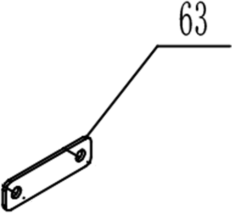 Kloofmachine-JJ-DUAL (12t-063) / Vulplaat derde wiel houder