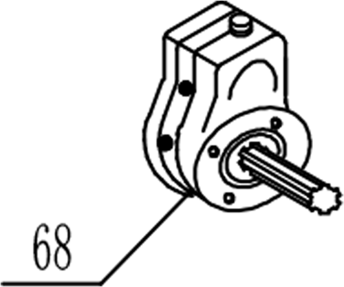 Kloofmachine-JJ-DUAL (16t-068) / Tandwielkast