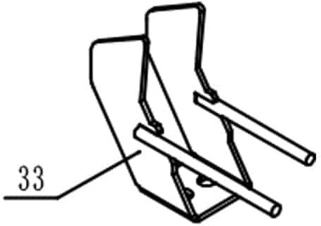 Kloofmachine ACG 7L230-33 / Duwblok onder