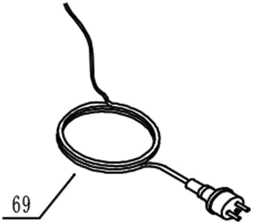 Kloofmachine ACG 7L230-69 / Stroomkabel