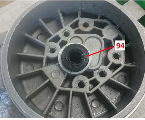 Kloofmachine ACG 7L230-94 / Oliekeerring  11x26x7