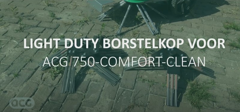 VIDEO: Light-duty borstelkop voor onkruidmachine