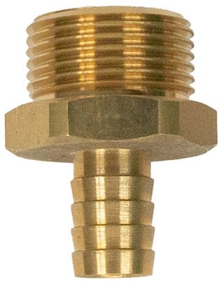Hogedrukreiniger messing tule koppeling|  G3/4" x 13 mm | wateraanvoerslang