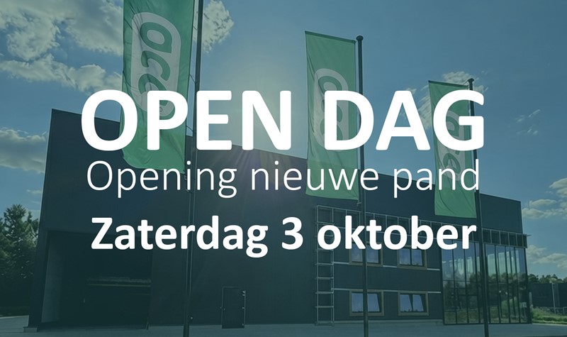 Opendag ACG - zaterdag 3 oktober!